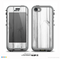 The White & Gray Wood Planks Skin for the iPhone 5c nüüd LifeProof Case