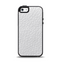 The White Leather Texture Apple iPhone 5-5s Otterbox Symmetry Case Skin Set