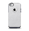 The White Leather Texture Apple iPhone 5c Otterbox Commuter Case Skin Set