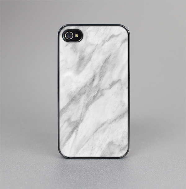 The White Marble Surface Skin-Sert Case for the Apple iPhone 4-4s