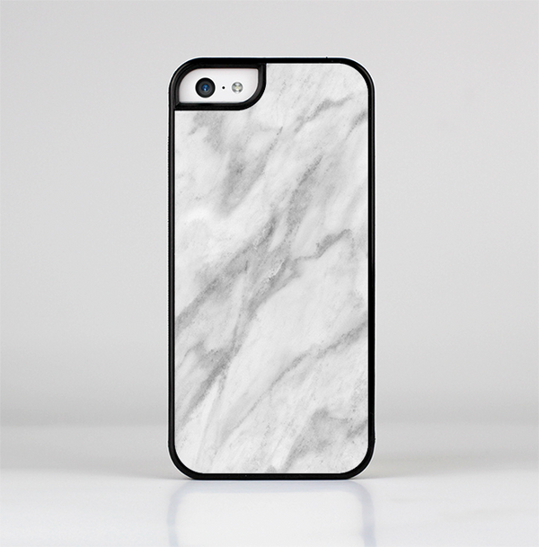 The White Marble Surface Skin-Sert Case for the Apple iPhone 5c