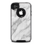 The White Marble Surface Skin for the iPhone 4-4s OtterBox Commuter Case
