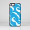 The White Mustaches with blue background Skin-Sert Case for the Apple iPhone 5c