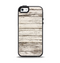 The White Painted Aged Wood Planks Apple iPhone 5-5s Otterbox Symmetry Case Skin Set