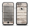The White Painted Aged Wood Planks Apple iPhone 6 LifeProof Fre Case Skin Set