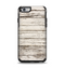 The White Painted Aged Wood Planks Apple iPhone 6 Otterbox Symmetry Case Skin Set
