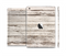 The White Painted Aged Wood Planks Full Body Skin Set for the Apple iPad Mini 2
