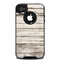 The White Painted Aged Wood Planks Skin for the iPhone 4-4s OtterBox Commuter Case