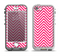 The White & Pink Sharp Chevron Pattern Apple iPhone 5-5s LifeProof Nuud Case Skin Set