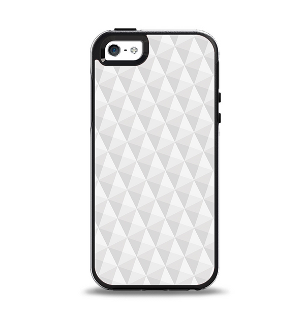 The White Studded Seamless Pattern Apple iPhone 5-5s Otterbox Symmetry Case Skin Set