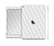 The White Studded Seamless Pattern Skin Set for the Apple iPad Air 2
