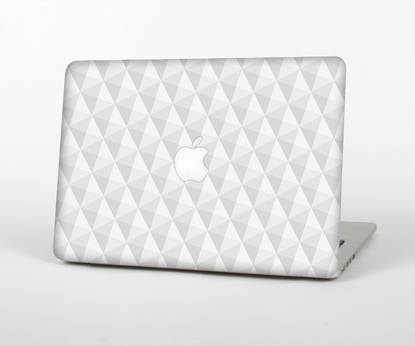 The White Studded Seamless Pattern Skin Set for the Apple MacBook Air 11"