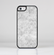 The White Textured Lace Skin-Sert for the Apple iPhone 5c Skin-Sert Case