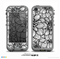 The White and Black Flower Illustration Skin for the iPhone 5c nüüd LifeProof Case