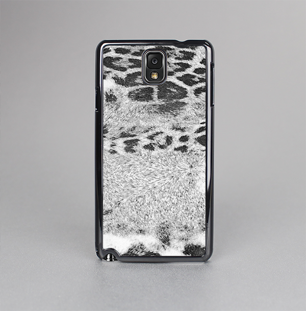 The White and Black Real Leopard Print Skin-Sert Case for the Samsung Galaxy Note 3