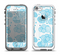 The White and Blue Raining Yarn Clouds Apple iPhone 5-5s LifeProof Fre Case Skin Set