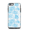 The White and Blue Raining Yarn Clouds Apple iPhone 6 Plus Otterbox Symmetry Case Skin Set
