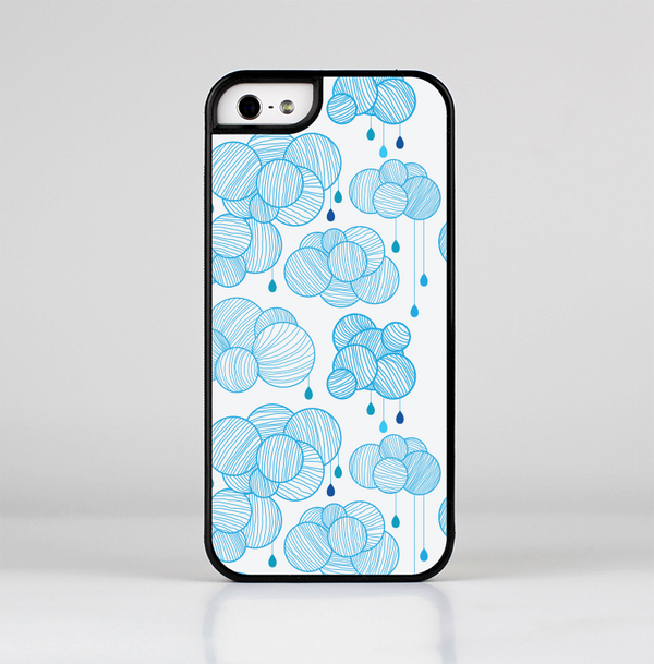 The White and Blue Raining Yarn Clouds Skin-Sert Case for the Apple iPhone 5/5s