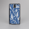 The White and Blue Vector Branches Skin-Sert Case for the Samsung Galaxy Note 3
