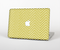 The White & vintage Green Sharp Chevron Pattern Skin Set for the Apple MacBook Pro 15"