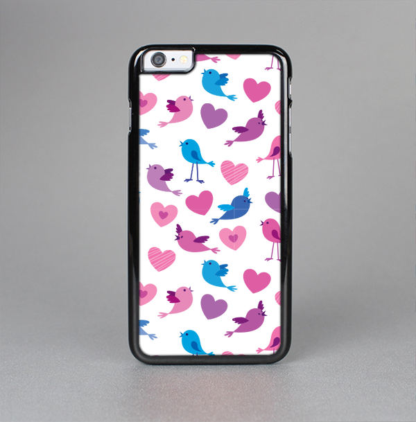 The White with Pink & Blue Vector Tweety Birds Skin-Sert Case for the Apple iPhone 6
