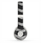 The Wide Black and Light Gray Chevron Pattern V3 Skin for the Beats by Dre Solo 2 Headphones
