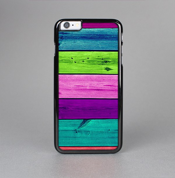 The Wide Neon Wood Planks Skin-Sert Case for the Apple iPhone 6