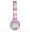 The Wide Pink Vintage Colored Chevron Pattern V6 Skin for the Beats by Dre Solo 2 Headphones