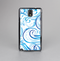 The Wild Blue Swirly Vector Water Pattern Skin-Sert Case for the Samsung Galaxy Note 3