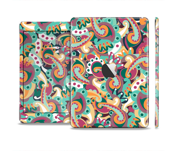 The Wild Colorful Shape Collage Full Body Skin Set for the Apple iPad Mini 2