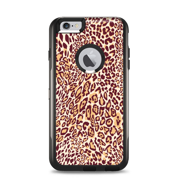The Wild Leopard Print Apple iPhone 6 Plus Otterbox Commuter Case Skin Set
