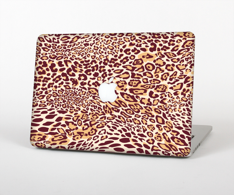 The Wild Leopard Print Skin Set for the Apple MacBook Pro 13" with Retina Display