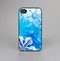 The Winter Abstract Blue Skin-Sert Case for the Apple iPhone 4-4s
