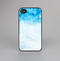 The Winter Blue Abstract Unfocused Skin-Sert Case for the Apple iPhone 4-4s