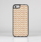 The Wood & White Chevron Pattern Skin-Sert Case for the Apple iPhone 5/5s