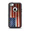 The Wooden Grungy American Flag Apple iPhone 5c Otterbox Defender Case Skin Set