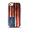 The Wooden Grungy American Flag Apple iPhone 5c Otterbox Symmetry Case Skin Set