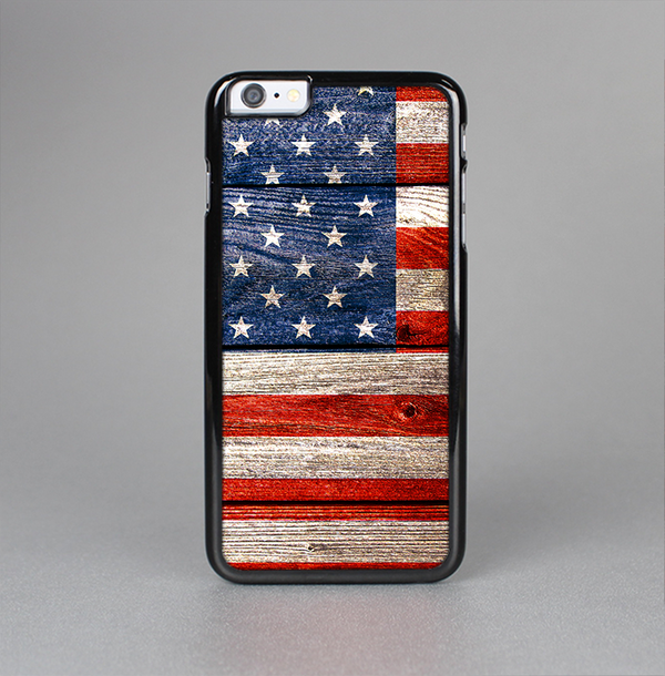 The Wooden Grungy American Flag Skin-Sert Case for the Apple iPhone 6