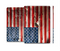 The Wooden Grungy American Flag Skin Set for the Apple iPad Air 2