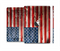 The Wooden Grungy American Flag Full Body Skin Set for the Apple iPad Mini 2