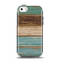 The Wooden Planks with Chipped Green and Brown Paint Apple iPhone 5c Otterbox Symmetry Case Skin Set