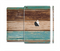 The Wooden Planks with Chipped Green and Brown Paint Full Body Skin Set for the Apple iPad Mini 2