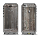 The Wooden Wall-Panel Apple iPhone 5c LifeProof Fre Case Skin Set