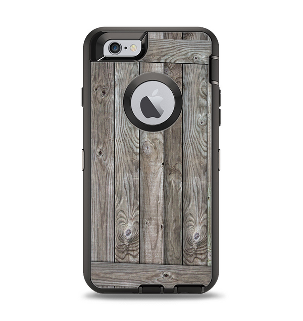 The Wooden Wall-Panel Apple iPhone 6 Otterbox Defender Case Skin Set