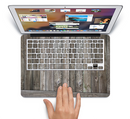 The Wooden Wall-Panel Skin Set for the Apple MacBook Pro 15" with Retina Display