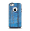 The Worn Blue Paint on Wooden Planks Apple iPhone 5c Otterbox Commuter Case Skin Set