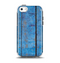 The Worn Blue Paint on Wooden Planks Apple iPhone 5c Otterbox Symmetry Case Skin Set