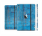 The Worn Blue Paint on Wooden Planks Full Body Skin Set for the Apple iPad Mini 2