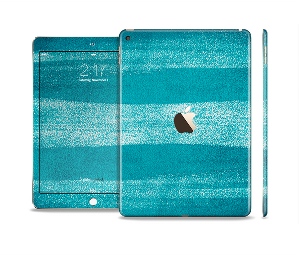 The Worn Blue Texture Skin Set for the Apple iPad Air 2