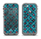 The Worn Dark Blue Checkered Starry Pattern Apple iPhone 5c LifeProof Fre Case Skin Set